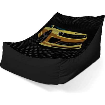Sablio sedací vak lounge Chevrolet Camaro Puntíky 80 x 95 x 50 cm