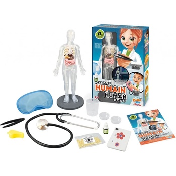 Buki France Научен комплект Buki Sciences - Човешкото тяло, с 12 експеримента (BK2163)
