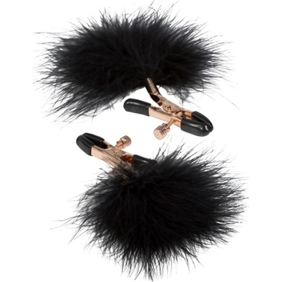 Štipce na bradavky ENTICE s pierkom zlaté