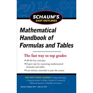 Schaum's Easy Outline of Mathematical Handbook of Formulas and Tables, Revised Edition | Seymour Lipschutz (ISBN: 9780071777476)