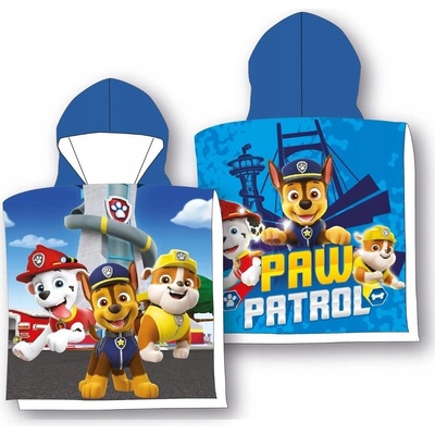 Faro Plážové pončo Paw Patrol blue 55 x 55 cm