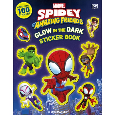 Marvel Spidey and His Amazing Friends Glow in the Dark Sticker Book