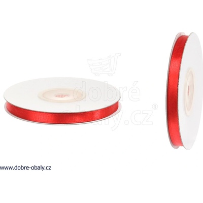 Červené saténové stuhy - 25 m / 0,6 cm – Hledejceny.cz