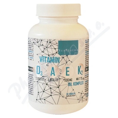 Acepharma Vitamin D3-A-E-K2 Oil komplex 30 tabliet