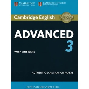 Cambridge English Advanced 3 Student's Book with Answers | Cambridge English Language Assessment (ISBN: 9781108431217)