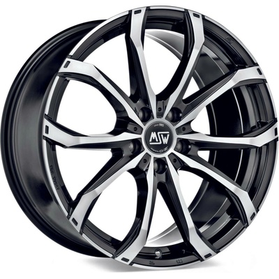 MSW 48 7x17 5x130 ET68 gloss black polished