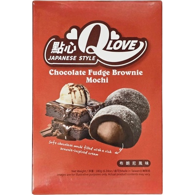 QLove Chocolate Fudge Brownie Mochi 180 g