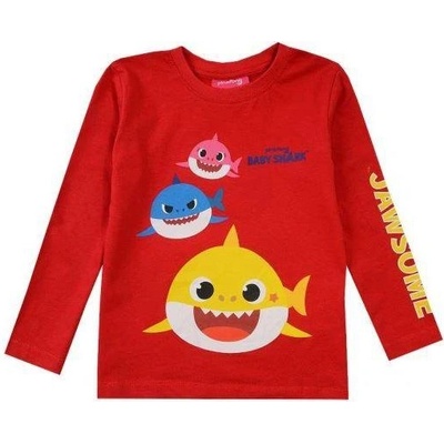 tričko baby shark 003 červená 003 červená