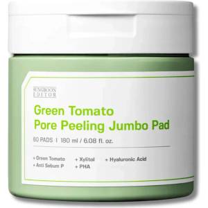 SUNGBOON EDITOR - Green Tomato Pore Peeling Jumbo Pad 180ml