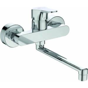 Ideal Standard Кухненски смесител Ideal Standard Cerabase с въртящ се чучур, гланциран хром (BD488AA)