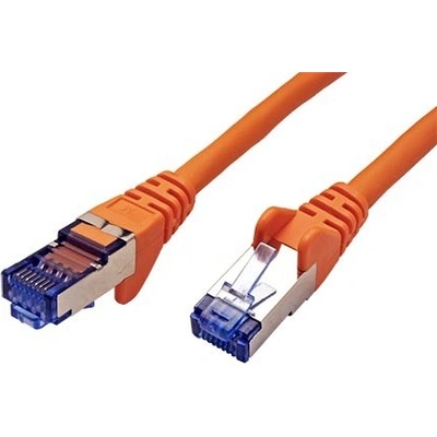 Goobay 21.92.1857 S/FTP patch, kat. 6a, LSOH, oranžový