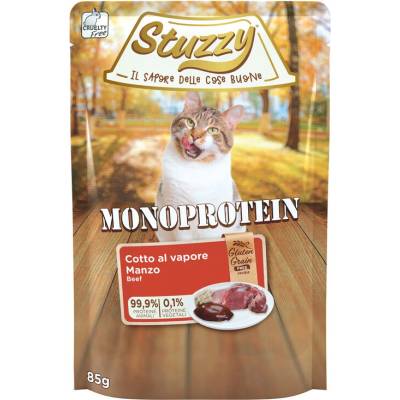Stuzzy Cat Adult GF monoprotein hovězí 85 g