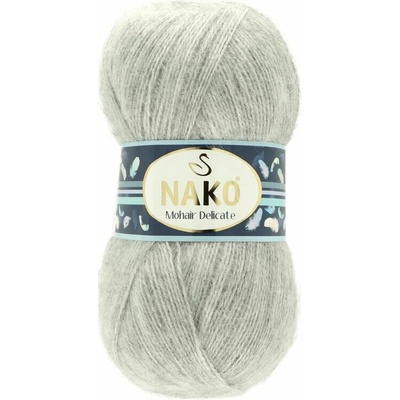 Nako Mohair Delicate 195 světle šedá