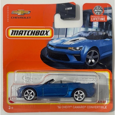 Matchbox ikonické autíčko '16 Chevy Camaro Convertible