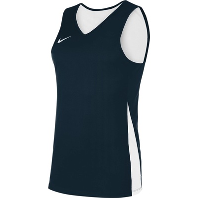 Nike Фланелка Nike Men's Performance Basketball Jersey - Obsidian/White