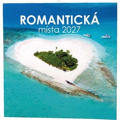 Romantická místa nástěnný 2027