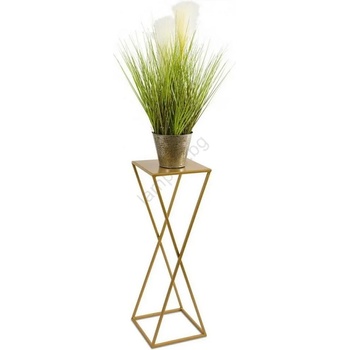 Image 1 of HowHomely Стойка за цветя 70x24 златиста (DD0116)