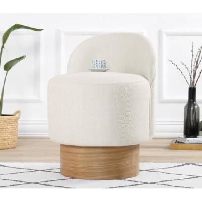Atelier del Sofa Pouffe Barren Puf - Cream