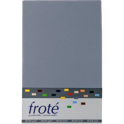 Scanquilt froté plachta sivá 90x200