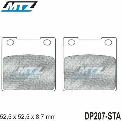 Destičky brzdové DP207-STA - směs Standard DP207-STA