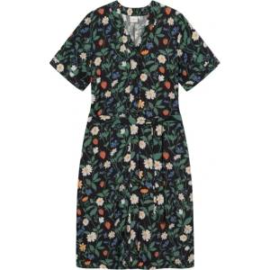 DEDICATED Дамска рокля DEDICATED Women's Dress Kallvik Dress - Strawberry Field Black - размер XS (134-1560-0511)