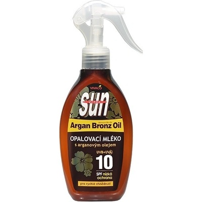 SunVital Coconut Oil opaľovacie mlieko SPF10 200 ml