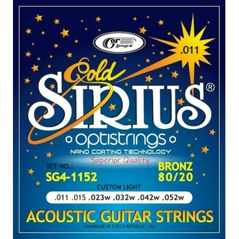 Gorstrings SIRIUS Gold SG4-1152 Струни за акустична китара (SG4-1152)