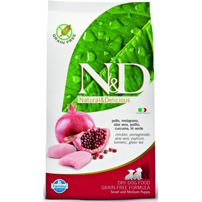 N&D Grain Free Dog Puppy Small & Medium Chicken & Pomegranate 0,8 kg