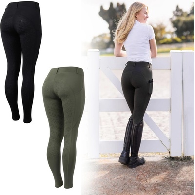 Horze Jeggings Dae Full Grip dámské tmavě modrá – Zboží Dáma