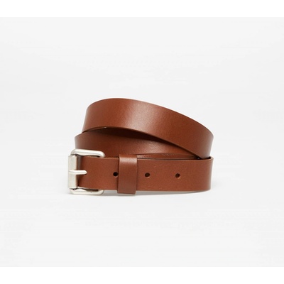 Carhartt WIP Script belt Cognac/ Silver