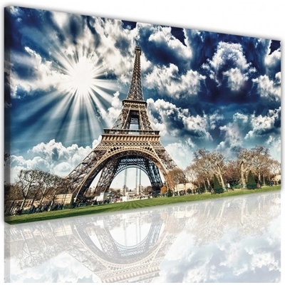 Divio Obraz na plátně Paříž, vzor 15156 Velikost: 60x120 cm