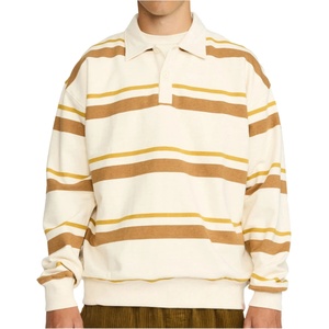 Revolution Мъжки пуловер Revolution Loose Polo Sweatshirt Jumper - Brown (017-4446-0111)