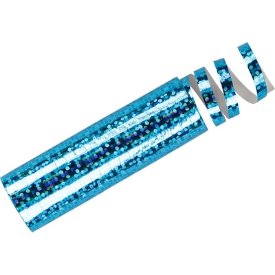 PartyDeco Holografické serpentíny - Modré