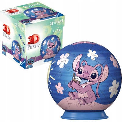 RAVENSBURGER 3D Puzzleball Disney: Stitch - Angel 54 ks