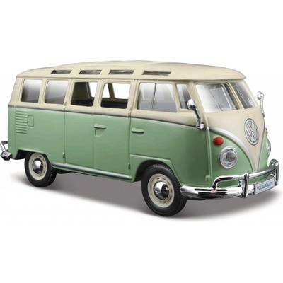 Maisto Volkswagen Van Samba´zeleno/krémová 1:25