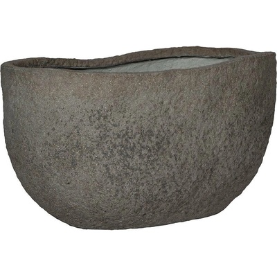 Pottery Pots Květináč Mt. Hunter šedý diorit více velkostí - Velikost: L - 80 x 47 x 40 cm