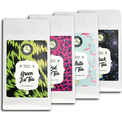 Alveus Set ledových čajů Premium 4 druhy Black Green Red White 4 x 100 g