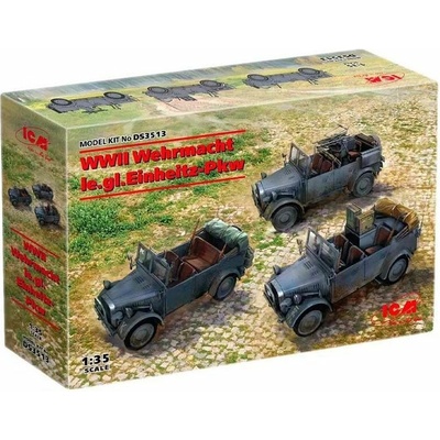 ICM Wehrmacht le.gl.Einheitz-Pkw Diorama Set 1:35