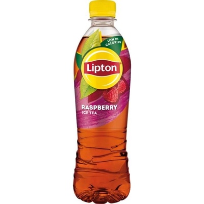 Lipton Čierny ľadový čaj malina 12 x 0,5 l