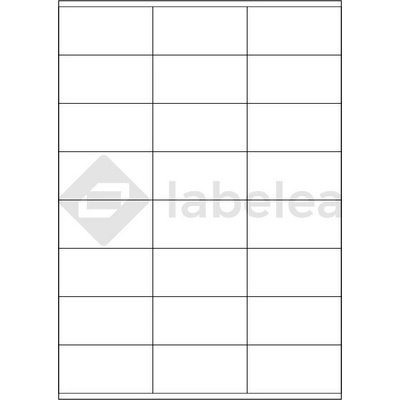 Labelea Samolepiace etikety 70x36 mm biele papierové, na hárku A4, pre laserovú a atramentovú tlač, Farba etikiet Biela, Počet hárkov v balení 1000 EPM070036W024J