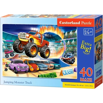 Castorland - Puzzle Monster Truck 40 maxi - 40 - 99 piese