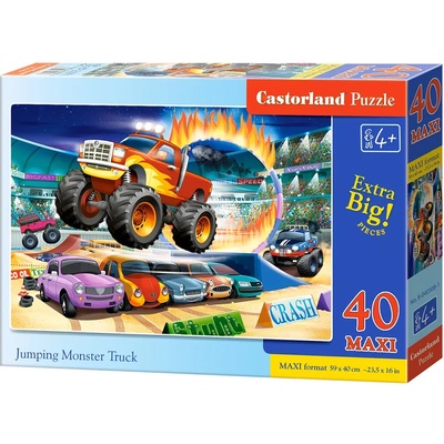 Castorland - Puzzle Monster Truck 40 maxi - 40 - 99 piese