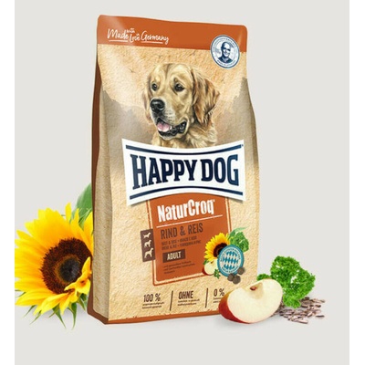 Happy Dog NaturCroq Rind & Rice 4 kg