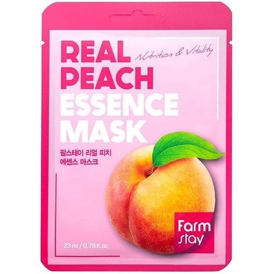 FarmStay Маска за лице с екстракт от праскова FarmStay Real Peach Essence Mask (SNP800307)