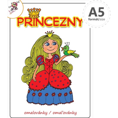 Omaľovánka A5 Princezny