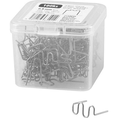 Spona pro pistol na sváření plastů, vlna, 0,8mm, 100ks – Zboží Mobilmania