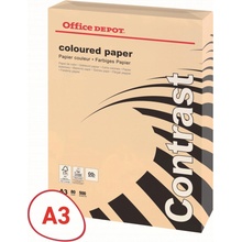 Barevný papír Office Depot Contrast A3 lososová 80 g 500 listů