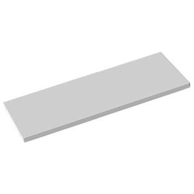 B2B Partner Police pro skříně se žaluziovými dveřmi, 1200 x 450 mm, šedá