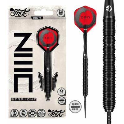 Shot Šipky Steel Zen Straight - Turbo Point - 25g