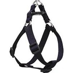 Pet Interest L- Нагръдник за кучета, изкуствена лента 2.5/55-82 см - черен